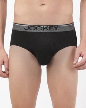 Cotton Briefs with Elasticated Waistband