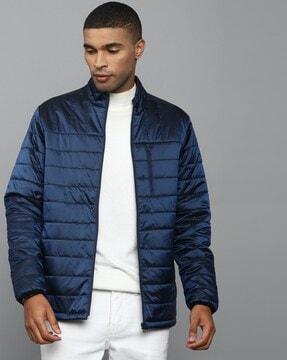 quilted-zip-front-jacket-with-ribbed-hems