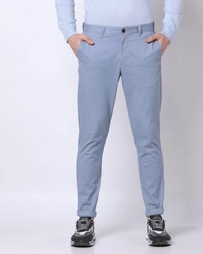 Flat-Font Chinos with Insert Pockets