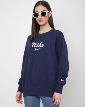 logo-embroidered-round-neck-pullover