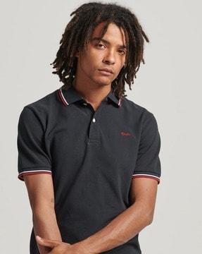 vintage-polo-t-shirt-with-tipping