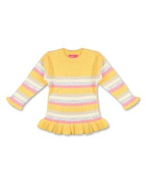 striped-round-neck-sweater