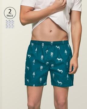 Pack of 2 Graphic Print Boxers