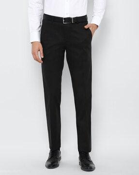 Flat-Front Slim Fit Trousers