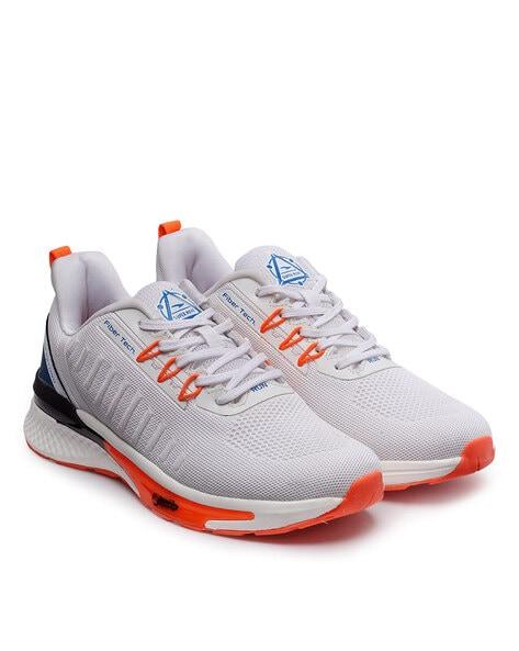 Lace-Up Running Shoes with Mesh Upper
