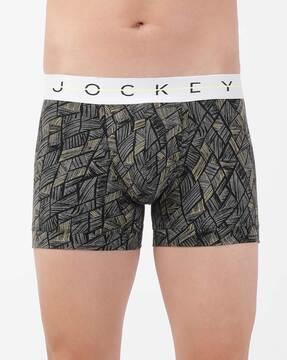 Printed Trunks with Elasticated Waistband