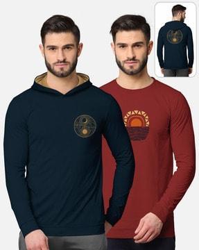 Pack of 2 Graphic Regular Fit T-shirts