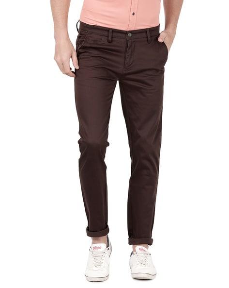 Slim Fit Chinos with Insert Pockets