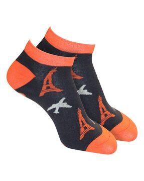 Printed Ankle-Length Socks