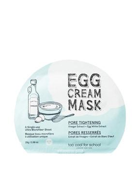 Egg Cream Face Mask