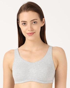 Heathered Non-Wired Non-Padded Bra