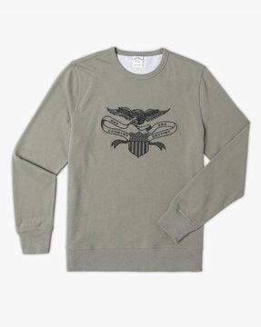 Knitted Lincoln Eagle Sweatshirt