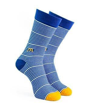 Striped Mid-Calf Length Socks