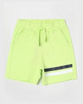 Flat-Front Shorts with Drawstring Waist