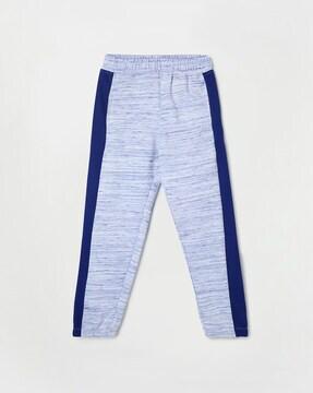 Heathered Fitted Track Pants