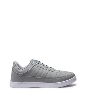 Panelled Lace-Up Sneakers