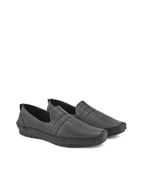 Slip-On Loafers with Synthetic Upper
