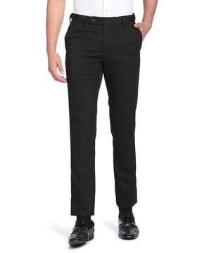 Flat-Front Trousers with Insert Pockets