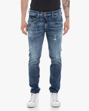 ANBASS Slim Fit Maestro Medium Wash Jeans