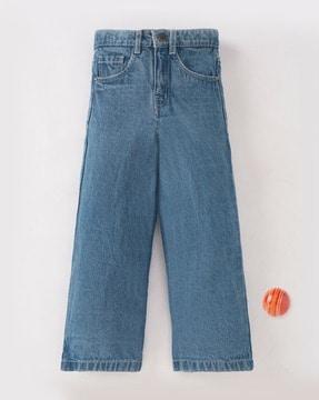 Sustainable Wide Leg Denim Jeans