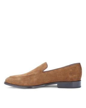Round-Toe Slip-On Loafers