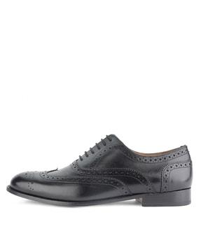 Derby Shoes with Perforations
