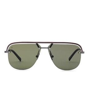 Pilot Grey Metal Sunglasses