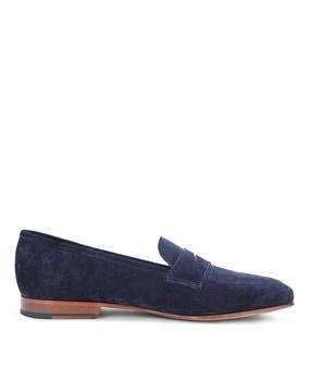 Round-Toe Penny Loafers