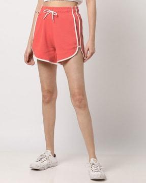 Shorts with Elasticated Drawstring Waist