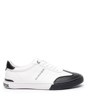 Colourblock Lace-Up Casual Sneakers