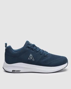 Textured Lace-Up Sports Shoes