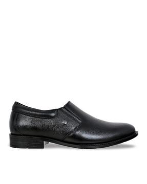 Genuine Leather Slip-On Shoes