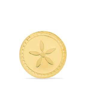 0.5 Gram 24 Karat (999) Flower Gold Coin