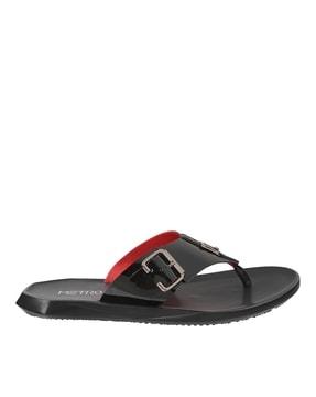 Slip-on Sandals with Genuine leather upper