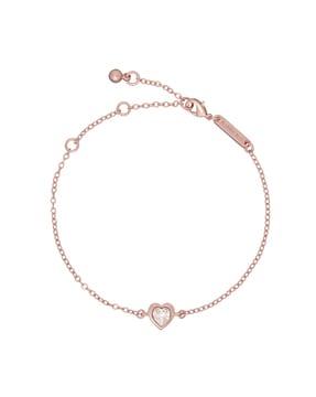 Hansa Crystal Heart Bracelet