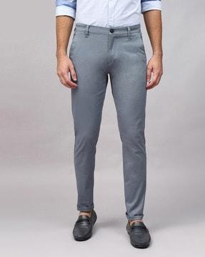 Slim Tapered Flat- Front Chinos