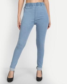 Mid-Rise Skinny Fit Jeggings
