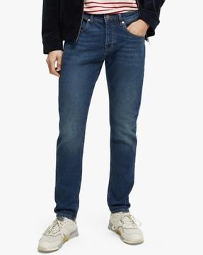 essentials-ralston-lightly-washed-slim-fit-jeans