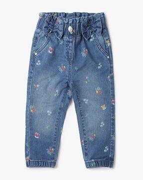 floral-print-regular-fit-jeans