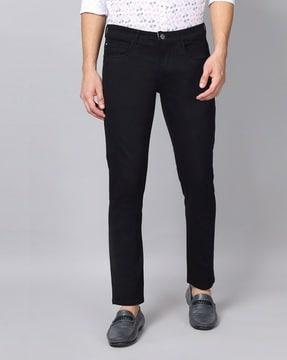 Skinny Fit Flat-Front Chinos