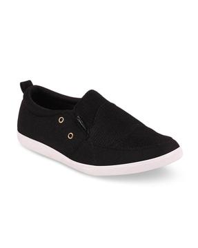 Panelled Slip-On Causal Shoes