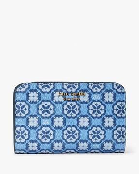 spade-flower-monogram-coated-canvas-compact-wallet