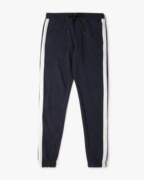 Slim Fit Joggers with Contrast Side Panels