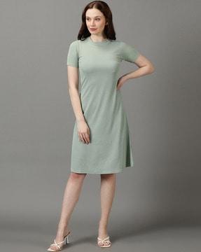 solid-a-line-dress