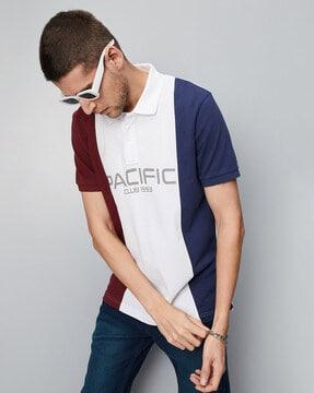 Colorblock Polo T-shirt