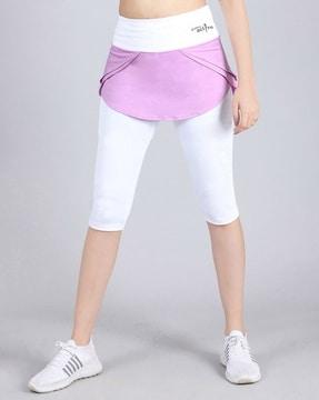 Leggings with Attachable Skirt