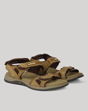 Strappy Sandals with Velcro Fastening