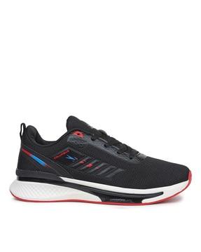 Mid-Top Running Shoes with Lace Fastening