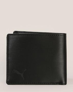 Logo Embossed Bi-Fold Wallet