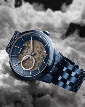 90140qm03-metal-mechanicals-blue-dial-stainless-steel-strap-watch